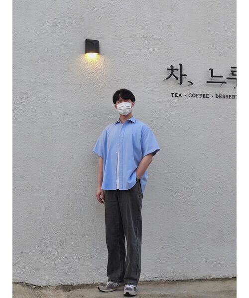 TOFFEE（トフィー）の「モアワイドデニムパンツ (ディープグレー)（デニムパンツ・メンズ・その他・SMALL/MEDIUM/LARGE/X-LARGE）」の9枚目の写真