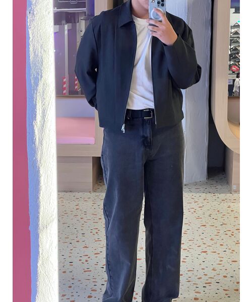 TOFFEE（トフィー）の「モアワイドデニムパンツ (ディープグレー)（デニムパンツ・メンズ・その他・SMALL/MEDIUM/LARGE/X-LARGE）」の20枚目の写真