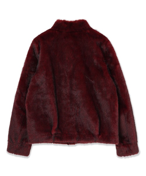 Guess（ゲス）の「LUNA Faux Fur Jacket アウター ジャケット （その他アウター・レディース・ブラック/ワインレッド・X-SMALL/MEDIUM/LARGE/SMALL）」の3枚目の写真