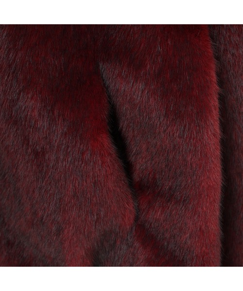 Guess（ゲス）の「LUNA Faux Fur Jacket アウター ジャケット （その他アウター・レディース・ブラック/ワインレッド・X-SMALL/MEDIUM/LARGE/SMALL）」の7枚目の写真