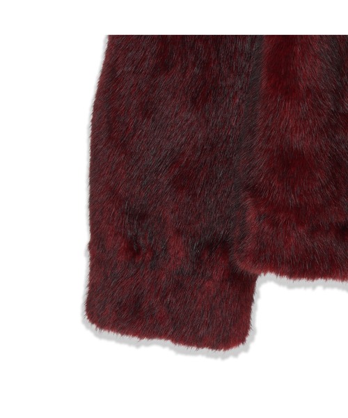 Guess（ゲス）の「LUNA Faux Fur Jacket アウター ジャケット （その他アウター・レディース・ブラック/ワインレッド・X-SMALL/MEDIUM/LARGE/SMALL）」の8枚目の写真