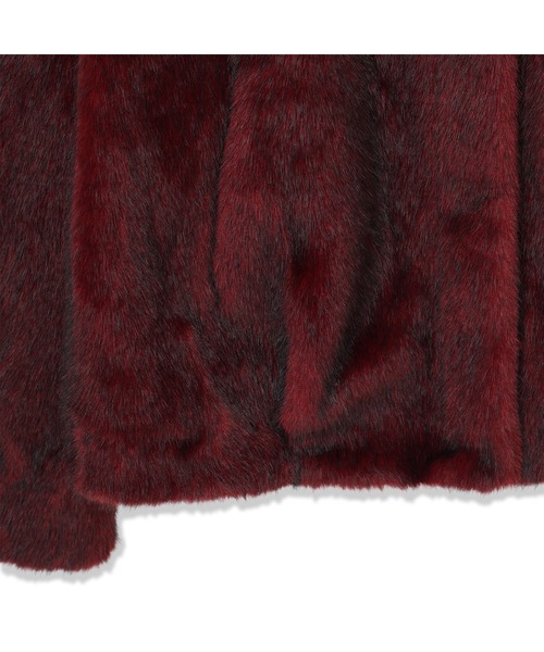 Guess（ゲス）の「LUNA Faux Fur Jacket アウター ジャケット （その他アウター・レディース・ブラック/ワインレッド・X-SMALL/MEDIUM/LARGE/SMALL）」の9枚目の写真