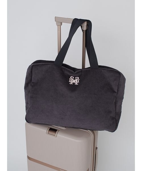 SNIDEL HOME（スナイデルホーム）の「【WEB限定カラーあり】ビッグボストンバッグ（ボストンバッグ・レディース・アイボリー/グレー/ブラウン/ピンク・F）」の13枚目の写真