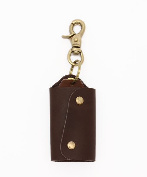 Hawk Company(ホークカンパニー)の「Hawk key case(キーケース/キーアクセサリー・メンズ・ダークブラウン/ブラウン/レッド/ブラック・FREE)」の1枚目の写真
