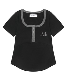 サニアレースVネック半袖Tシャツ（6カラー）（Tシャツ/カットソー