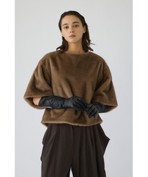 RIM.ARK | Square fur tops スクエアファートップス(Tシャツ/カットソー)