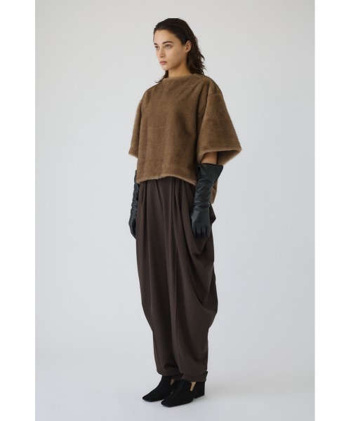 RIM.ARK(リムアーク)の「Square fur tops スクエアファートップス(Tシャツ/カットソー・レディース・ベージュ/グレー・FREE)」の20枚目の写真