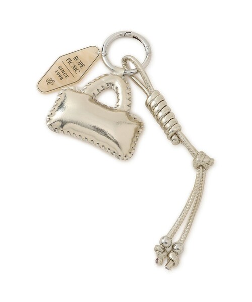 ROPE' PICNIC（ロペピクニック）の「プレート付きバッグチャーム（キーホルダー・レディース・ブラック系その他/シルバー/ゴールド・FREE）」の5枚目の写真