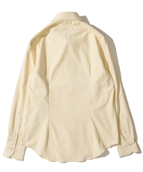 TETE HOMME（テットオム）の「リラックスシルエット コーデュロイホリゾンタルカラーシャツ（シャツ/ブラウス・メンズ・ネイビー/アイボリー/ブラック・LARGE/X-LARGE/MEDIUM）」の4枚目の写真