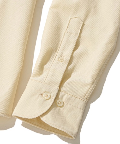 TETE HOMME（テットオム）の「リラックスシルエット コーデュロイホリゾンタルカラーシャツ（シャツ/ブラウス・メンズ・ネイビー/アイボリー/ブラック・LARGE/X-LARGE/MEDIUM）」の20枚目の写真