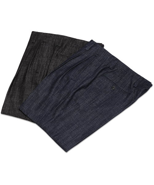 sortie(ソルティ)の「Denim Hollywood Trousers (Blue)(デニムパンツ・メンズ・その他・SMALL/MEDIUM/LARGE/X-LARGE)」の2枚目の写真