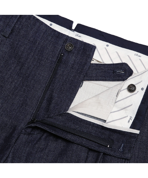 sortie(ソルティ)の「Denim Hollywood Trousers (Blue)(デニムパンツ・メンズ・その他・SMALL/MEDIUM/LARGE/X-LARGE)」の5枚目の写真