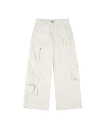 MULTI POCKET CARGO PANTS [CREAM]