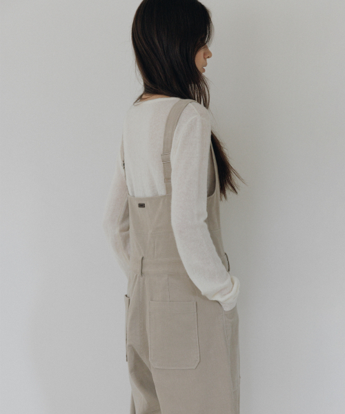 ANDNEEDS(アンドニーズ)の「Buddy corduroy overall (beige)(つなぎ/オールインワン・レディース・その他・FREE)」の4枚目の写真