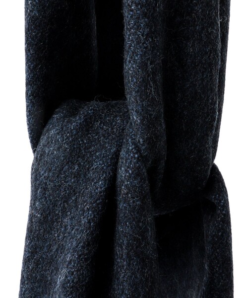 NOLLEY’S(ノーリーズ)の「【MAC.N/マックエヌ】Lambswool Dual Scarf 25(ストール/ショール・メンズ・チャコールグレー/ネイビー・FREE)」の13枚目の写真