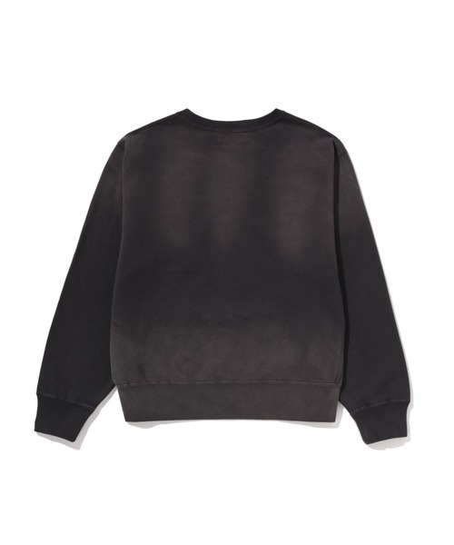 A BATHING APE（アベイシングエイプ）の「VINTAGE WASHED COLLEGE CREWNECK SWEATSHIRT（スウェット・レディース・サックスブルー/チャコール/ピンク・MEDIUM/SMALL）」の4枚目の写真