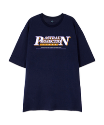 [オーバーフィット]ピアンタイムズ13睡眠ラウンドネック半袖Tシャツ_ネイビー