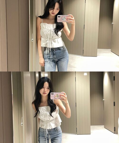 ARI(アリ)の「IRIS TOP / WHITE(Tシャツ/カットソー・レディース・ホワイト・FREE)」の8枚目の写真