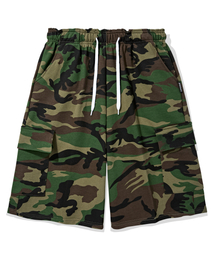 GRANDIOSITY（グランディオシティ）の「Camouflage Bermuda Cargo Half Pants (Khaki)（その他パンツ）」