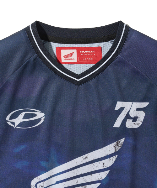 PHYPS MOTORCYCLE(フィップスモーターサイクル)の「X-Ray Jersey Short Sleeve Blue(Tシャツ/カットソー・レディース・その他・LARGE/SMALL/X-LARGE/MEDIUM)」の8枚目の写真