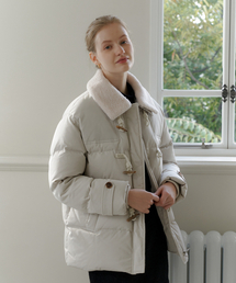 YUPPE（ヨッペ）の「COLLAR HALF PADDING_LIGHT MINT（ダウンジャケット/コート）」