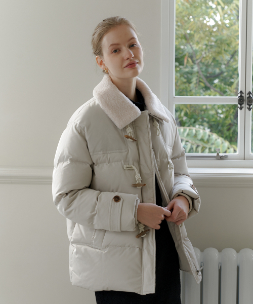 COLLAR HALF PADDING_LIGHT MINT（ダウンジャケット/コート）｜YUPPE