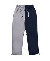STIGMA（スティグマ）の「22 HALF COLOR HEAVY SWEAT JOGGER PANTS NAVY GREY（スウェットパンツ）」