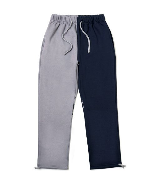 STIGMA(スティグマ)の「22 HALF COLOR HEAVY SWEAT JOGGER PANTS NAVY GREY(スウェットパンツ・メンズ・その他・LARGE/X-LARGE)」の1枚目の写真