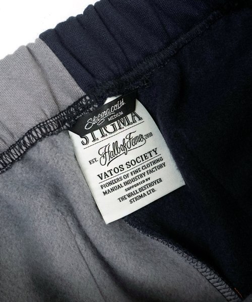 STIGMA(スティグマ)の「22 HALF COLOR HEAVY SWEAT JOGGER PANTS NAVY GREY(スウェットパンツ・メンズ・その他・LARGE/X-LARGE)」の3枚目の写真