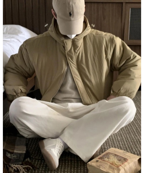 NUS(ナス)の「YEI Hood Padding Jacket (beige)(ダウンジャケット/コート・メンズ・その他・FREE)」の1枚目の写真