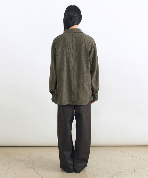INSILENCE(インサイロンス)の「カーブドプリーツチノ ブラウン(その他パンツ・レディース・その他・SMALL/MEDIUM)」の3枚目の写真