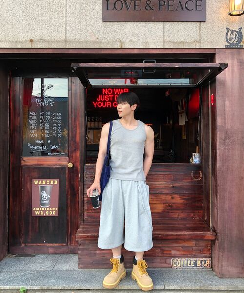 BEGIN202（ビギン202）の「7ポケットバミューダパンツ [メランジグレー]（その他パンツ・メンズ・その他・0）」の6枚目の写真