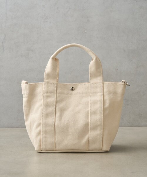 BIRTHDAY BAR(バースデイバー)の「≪BIRTHDAY BARオリジナル≫【B-DAY DONUTS】キャンバス2WAYミニトートバッグ(ショルダーバッグ・レディース・アイボリー/ブラック・0)」の18枚目の写真