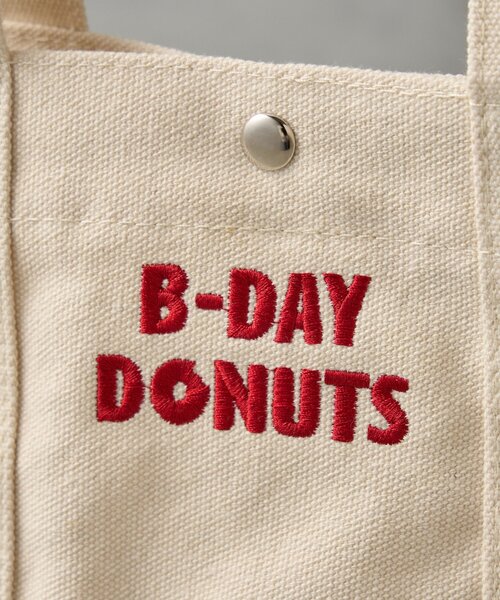 BIRTHDAY BAR(バースデイバー)の「≪BIRTHDAY BARオリジナル≫【B-DAY DONUTS】キャンバス2WAYミニトートバッグ(ショルダーバッグ・レディース・アイボリー/ブラック・0)」の20枚目の写真