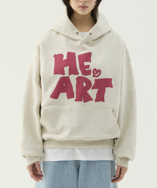 MIM the wardrobe(ミームザワードローブ)の「ワンハートフードパーカー_オートミール(パーカー・レディース・その他・MEDIUM)」の22枚目の写真