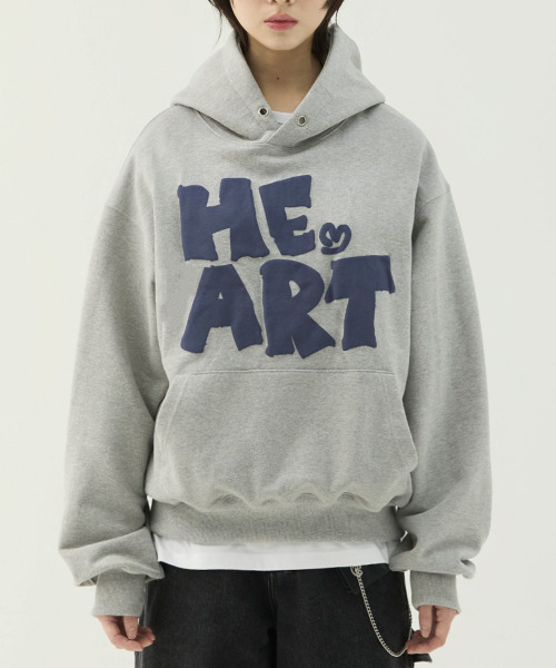 MIM the wardrobe(ミームザワードローブ)の「ワンハートフードパーカー_オートミール(パーカー・レディース・その他・MEDIUM)」の18枚目の写真