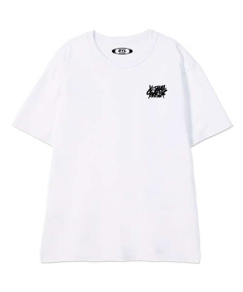 BY.L(バイエル)の「ペイントグラフィティロゴ半袖Tシャツホワイト(Tシャツ/カットソー・メンズ・その他・XX-LARGE/X-LARGE/LARGE/MEDIUM)」の4枚目の写真