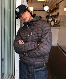 LEIRE（ルアール）の「エッセンシャルフードパーカーロイトダウンジャケット[チャコール]（ダウンジャケット/コート・レディース）」