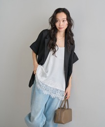 Bonjour Sagan（ボンジュールサガン）の「レーストリムキャミソール（キャミソール）」