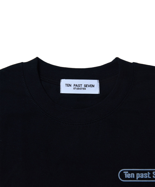 TEN PAST SEVEN(テン ファスト セブン)の「レタリングプリントTシャツ - ブラック(Tシャツ/カットソー・メンズ・その他・SMALL/MEDIUM/LARGE)」の3枚目の写真
