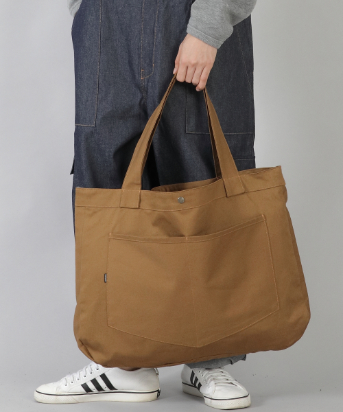 SAINTCREW(セントクルー)の「ラウンドボリュームペンタゴンポケットエコバッグ RVP-146 キャメル(エコバッグ/サブバッグ・メンズ・その他・フリー)」の2枚目の写真
