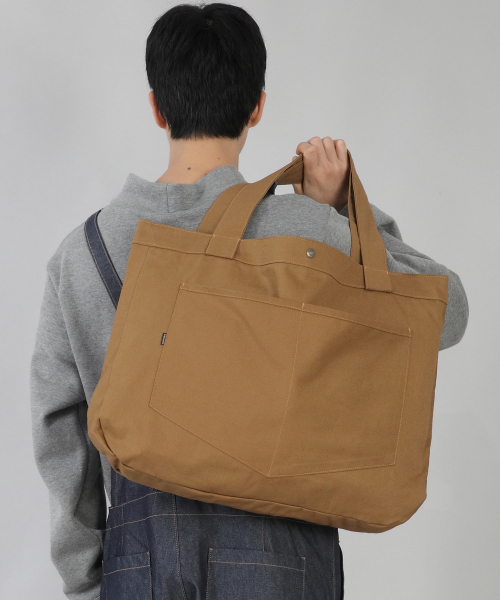 SAINTCREW(セントクルー)の「ラウンドボリュームペンタゴンポケットエコバッグ RVP-146 キャメル(エコバッグ/サブバッグ・メンズ・その他・フリー)」の3枚目の写真