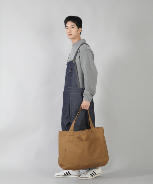 SAINTCREW(セントクルー)の「ラウンドボリュームペンタゴンポケットエコバッグ RVP-146 キャメル(エコバッグ/サブバッグ・メンズ・その他・フリー)」の6枚目の写真