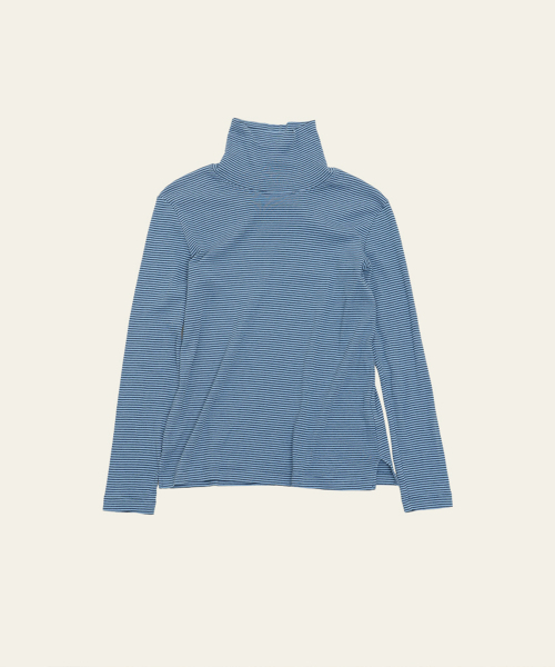 CHIQUITA(チキータ)の「ストライプタートルTブルー250906BL(Tシャツ/カットソー・レディース・その他・SMALL/MEDIUM)」の4枚目の写真