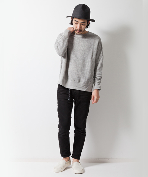 AMERICAN RAG CIE（アメリカンラグシー）の「AMERICAN RAG CIE ビッグシルエットスウェット【WEB限定】（スウェット・メンズ・ホワイト/ブラック/グレー・1/2）」の10枚目の写真