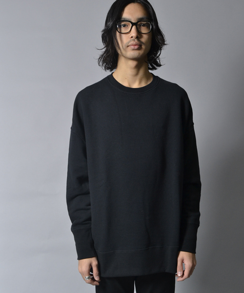 AMERICAN RAG CIE（アメリカンラグシー）の「AMERICAN RAG CIE ビッグシルエットスウェット【WEB限定】（スウェット・メンズ・ホワイト/ブラック/グレー・1/2）」の4枚目の写真