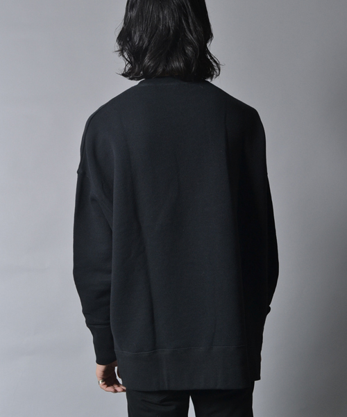AMERICAN RAG CIE（アメリカンラグシー）の「AMERICAN RAG CIE ビッグシルエットスウェット【WEB限定】（スウェット・メンズ・ホワイト/ブラック/グレー・1/2）」の6枚目の写真