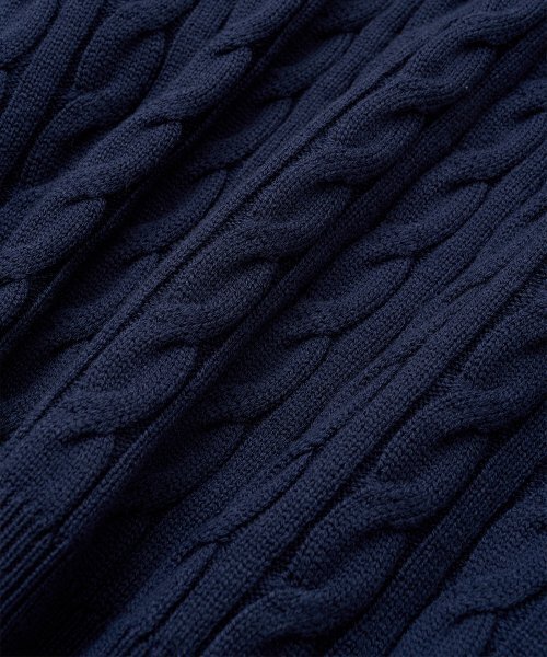 HOOVES（フーブス）の「ヘビケーブルニットウールセーター[ネイビー]（ニット/セーター・メンズ・その他・X-LARGE/LARGE）」の5枚目の写真