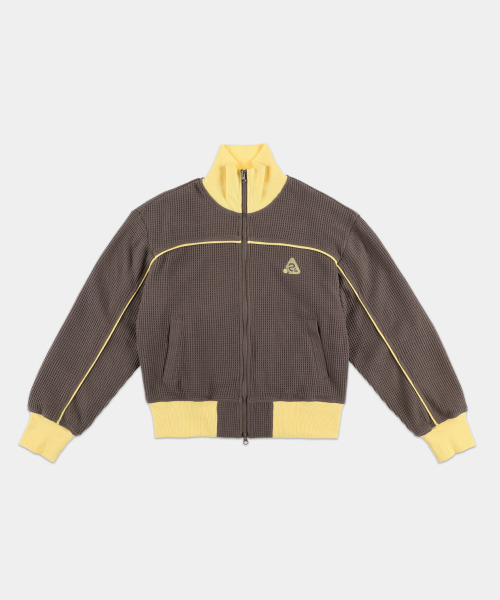 HEISAN(ハイサン)の「ワッフルトラック集業ジャケットブラウン(ナイロンジャケット・レディース・その他・SMALL/MEDIUM/LARGE)」の1枚目の写真