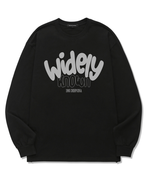 OUSE(オウズ)の「WIDELY KNOWN ロングスリーブ (DLS035) ブラック(Tシャツ/カットソー・レディース・その他・SMALL/MEDIUM/LARGE/X-LARGE/XX-LARGE)」の1枚目の写真